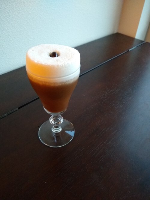 Drink Brazilian Coff-fizz created by Katsumi Manabe