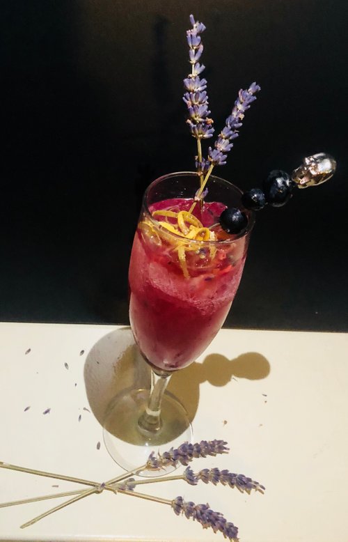 Drink Lavender Love created by Zofia Kazan
